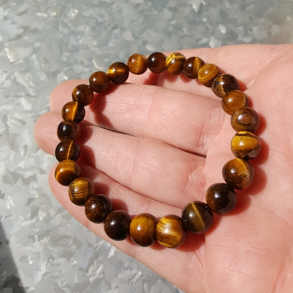 💥1 left!  Tigers Eye quartz power/energy bracelet - Picture 3 of 5